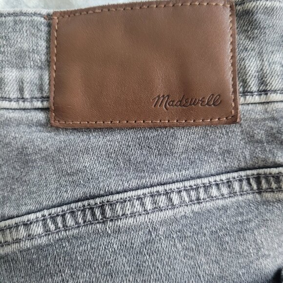 NEW MADEWELL Jeans Men Slim Authentic Flex Denim Gray Stretch Comfort 32 X 32 - Picture 7 of 9